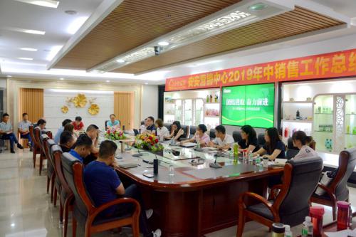 Anan International · Foshan An'an Beauty and Health Products Co., Ltd. An'an Marketing Center held a sales summary meeti...