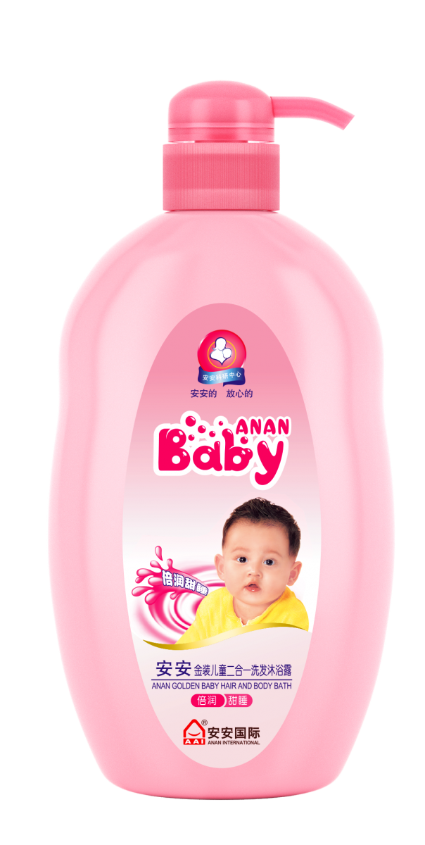 asiagame金装儿童二合一洗发沐浴露 倍润甜睡